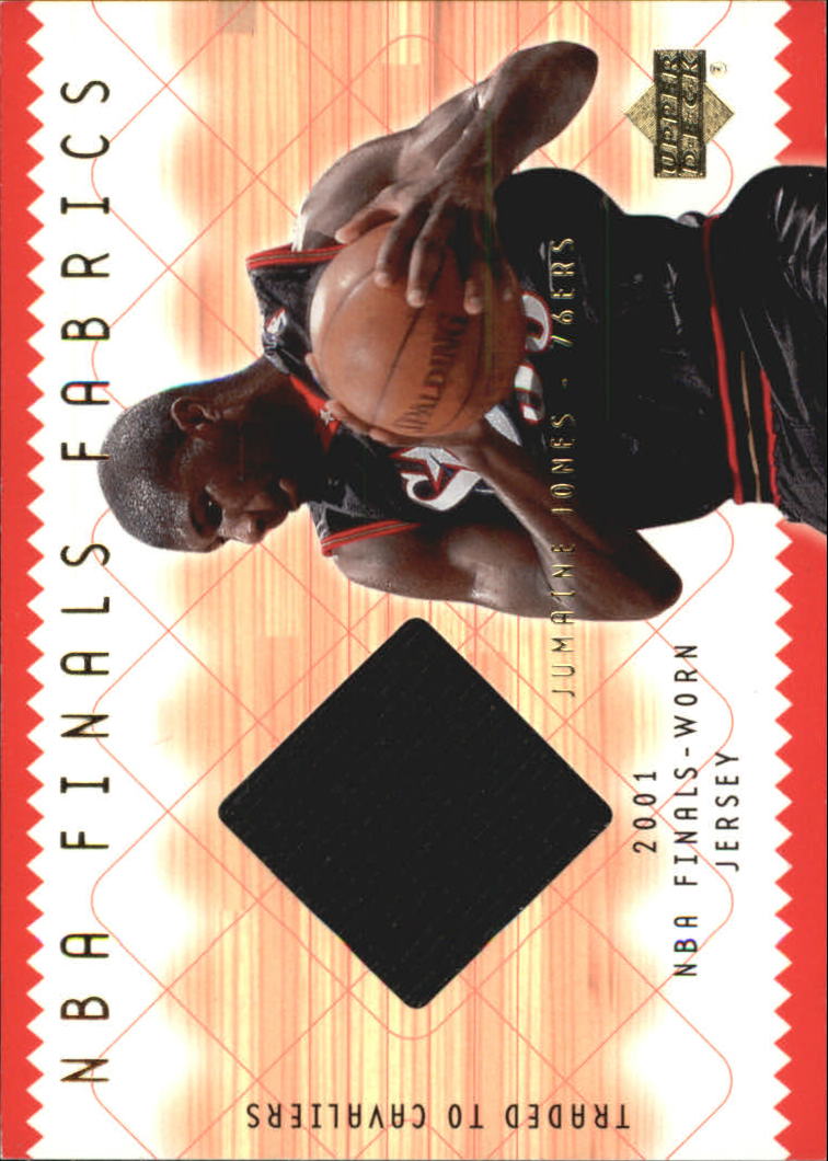 2001-02 Upper Deck NBA Finals Fabrics #JJF Jumaine Jones