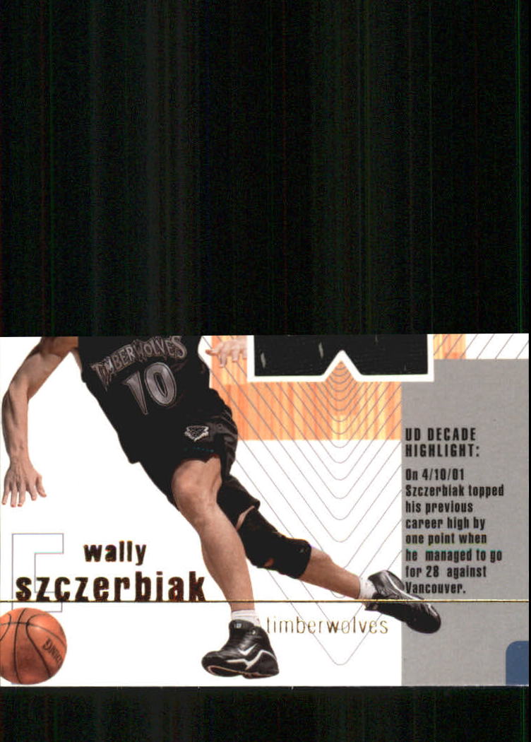2001-02 Upper Deck 10th Power Game Jerseys #WSX Wally Szczerbiak