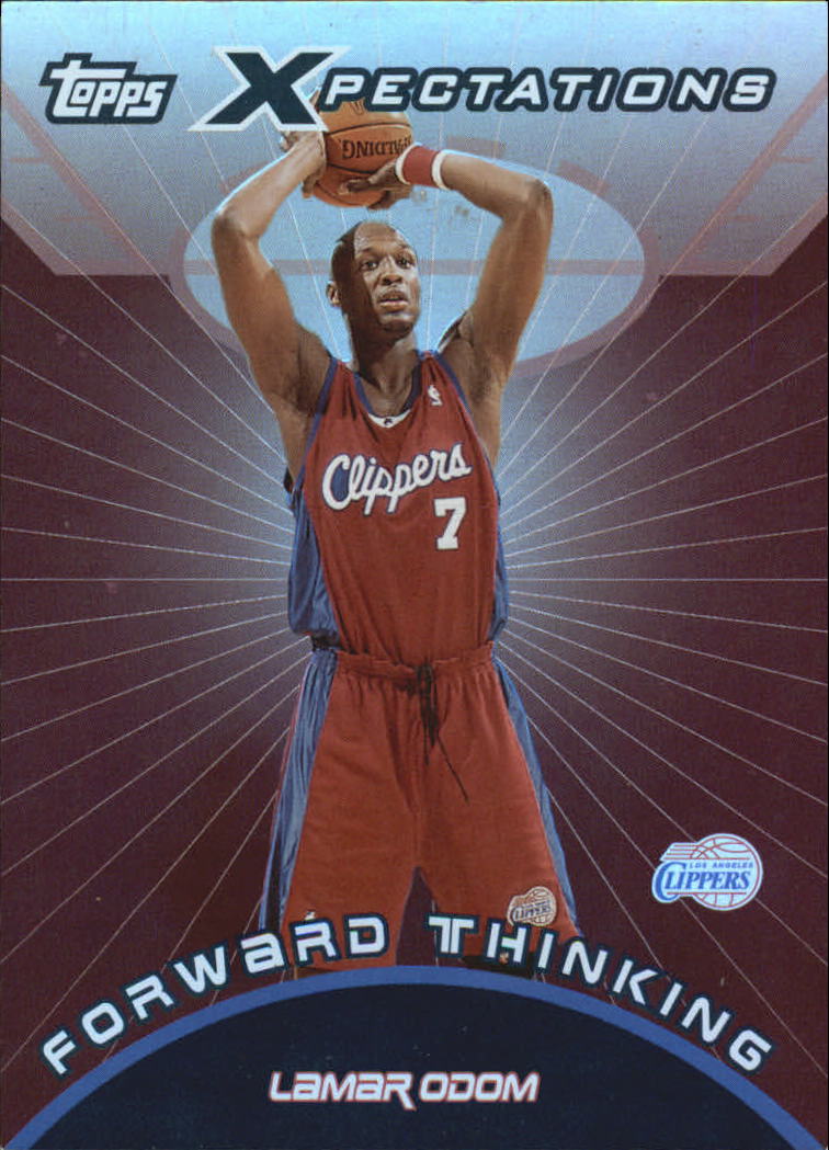 2001-02 Topps Xpectations Forward Thinking #FT3 Lamar Odom
