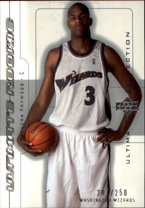 2001-02 Ultimate Collection #72 Brendan Haywood RC