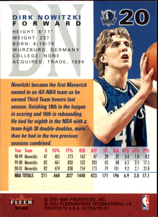 Dirk Nowitzki cards (1999-2021) Mavericks - You Choose - Bild 61 von 266