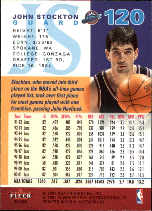 John Stockton cards (1989-2021) Jazz - You Choose - Bild 192 von 284