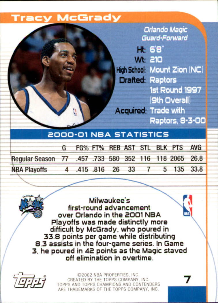 Tracy McGrady cards (1998-2021) Magic Raptors Rockets - You Choose - Picture 103 of 275