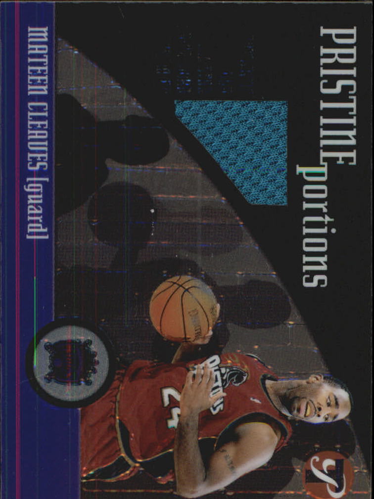 2001-02 Topps Pristine Portions #PPMC Mateen Cleaves