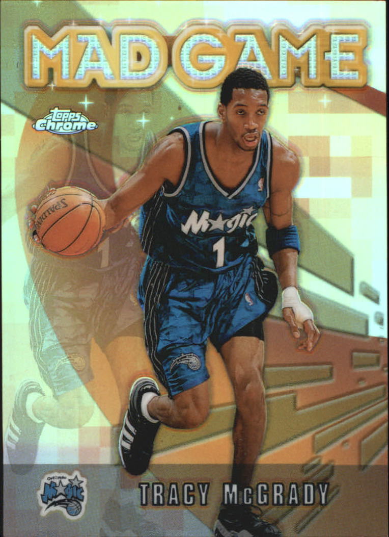 2001-02 Topps Chrome Mad Game Refractors #MG7 Tracy McGrady