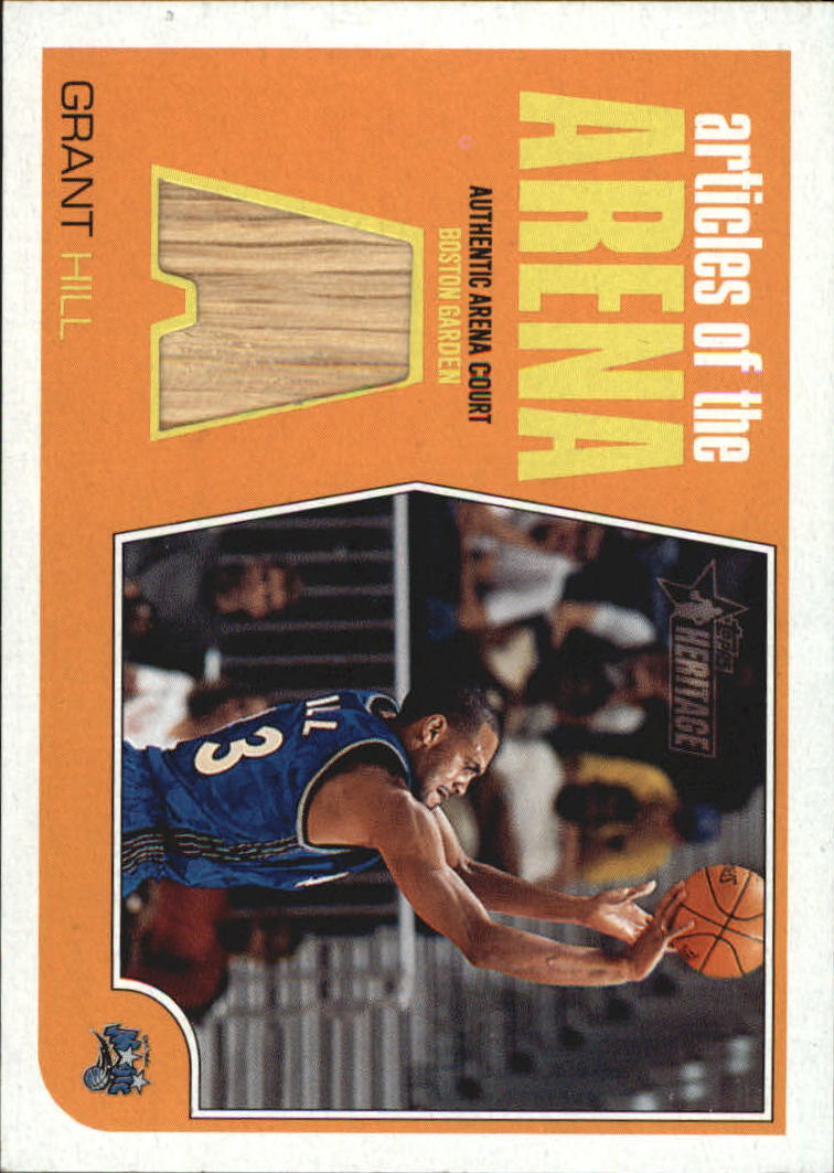 2001-02 Topps Heritage Articles of the Arena Relics #6 Grant Hill