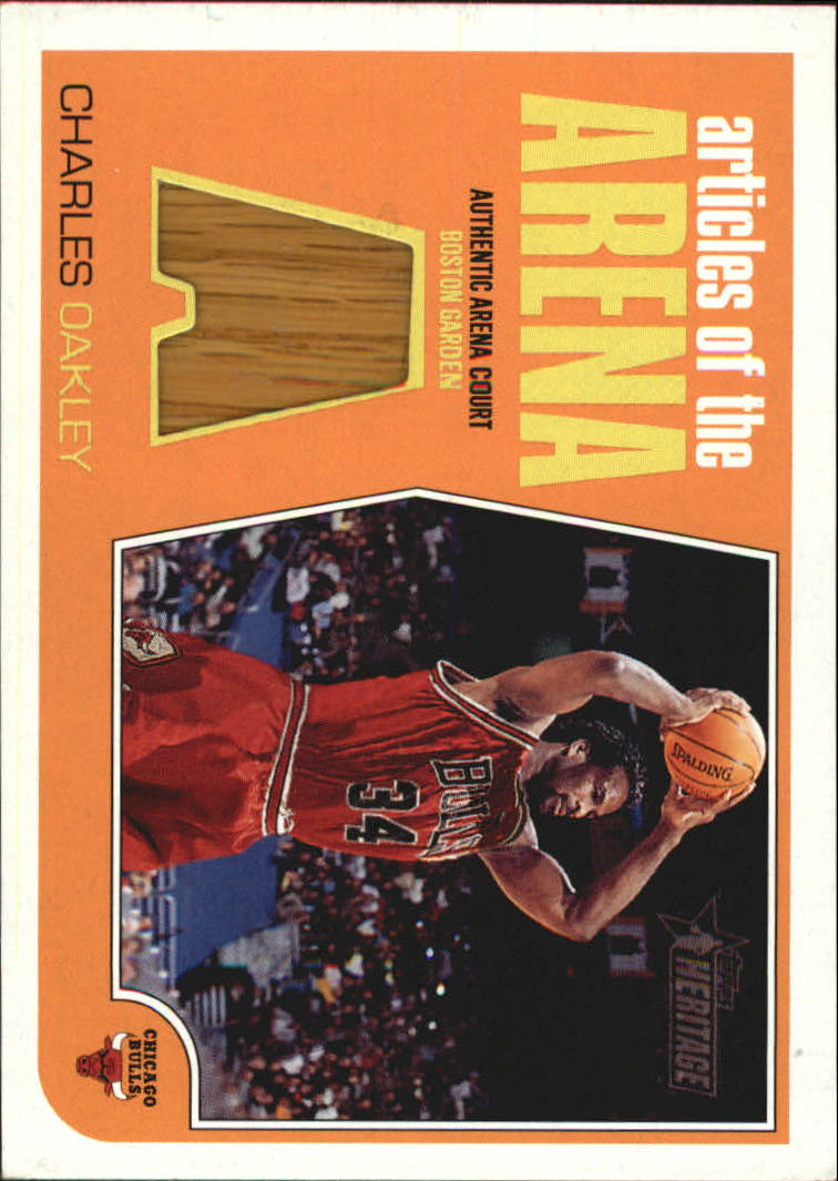 2001-02 Topps Heritage Articles of the Arena Relics #17 Charles Oakley