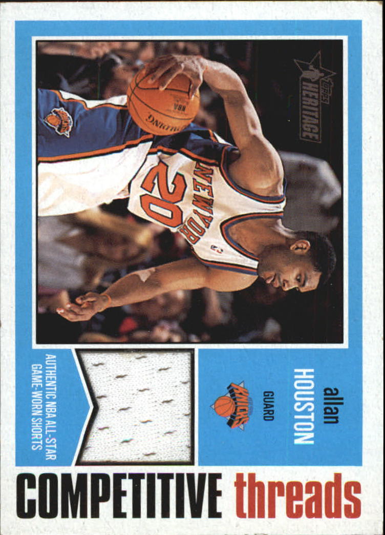 2001-02 Topps Heritage Competitive Threads #1 Allan Houston