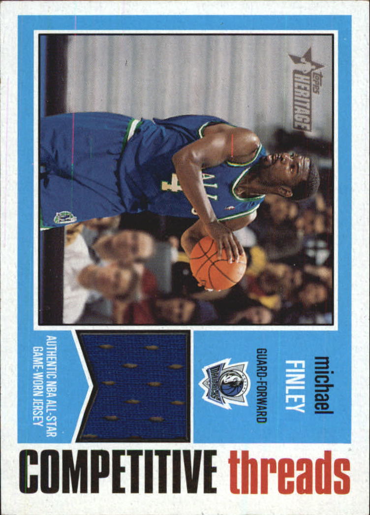 2001-02 Topps Heritage Competitive Threads #10 Michael Finley