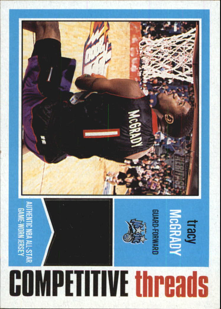 2001-02 Topps Heritage Competitive Threads #14 Tracy McGrady