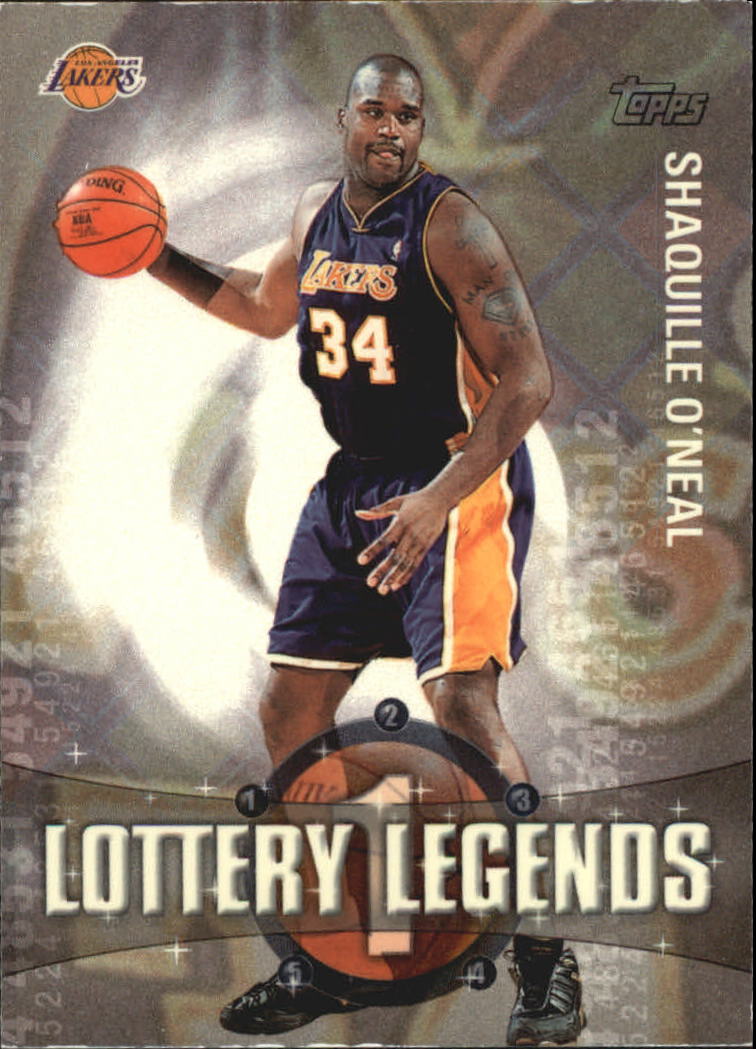 2001-02 Topps Lottery Legends #LL1 Shaquille O'Neal