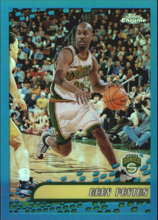 2001-02 Topps Chrome Refractors #62 Gary Payton