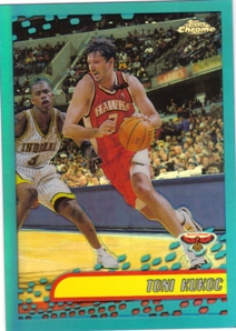 2001-02 Topps Chrome Refractors #124 Toni Kukoc