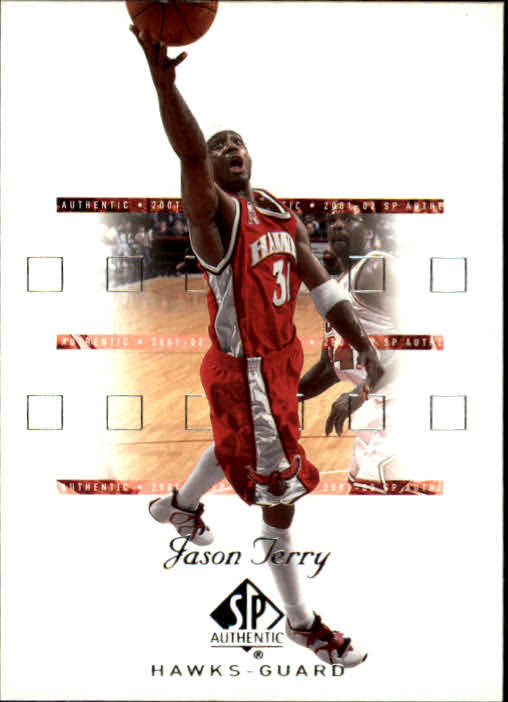 2001-02 SP Authentic #2 Jason Terry
