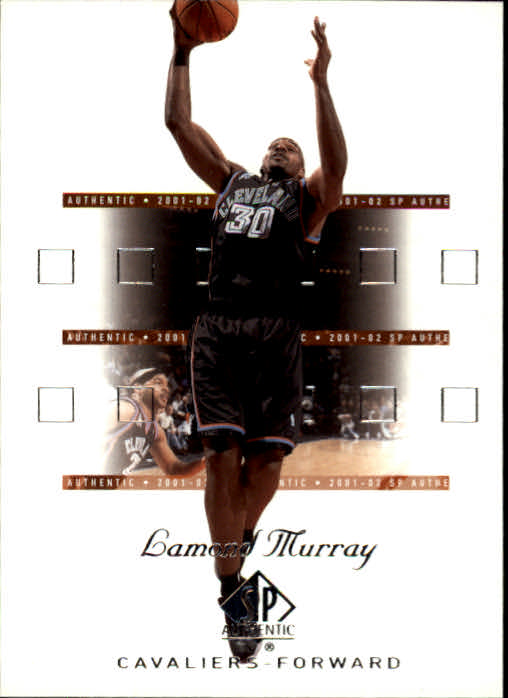 2001-02 SP Authentic #14 Lamond Murray