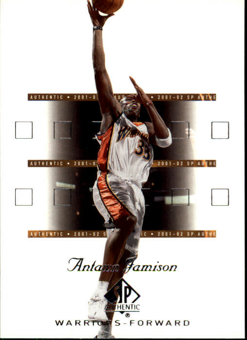 2001-02 SP Authentic #26 Antawn Jamison