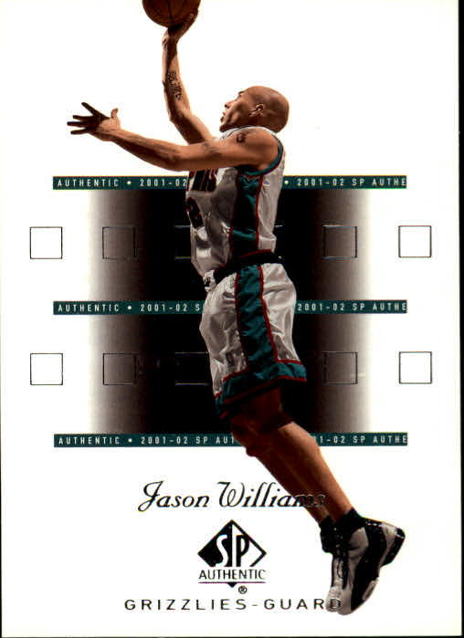 2001-02 SP Authentic #44 Jason Williams