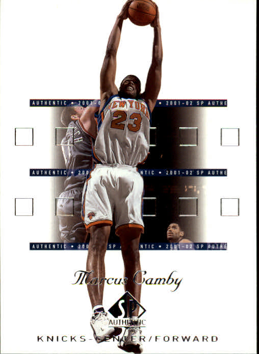 2001-02 SP Authentic #60 Marcus Camby