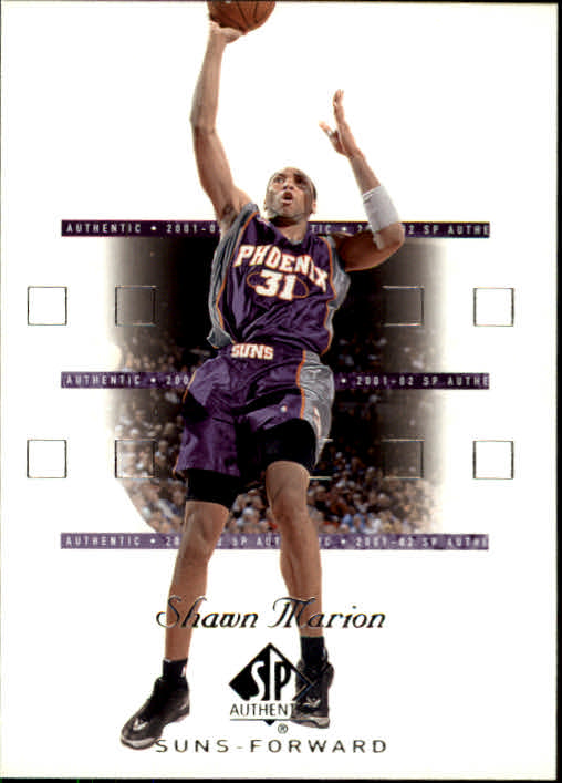 2001-02 SP Authentic #68 Shawn Marion