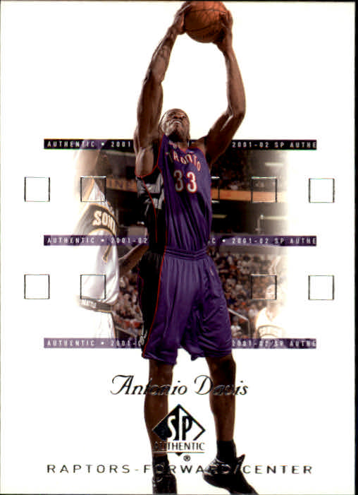 2001-02 SP Authentic #84 Antonio Davis