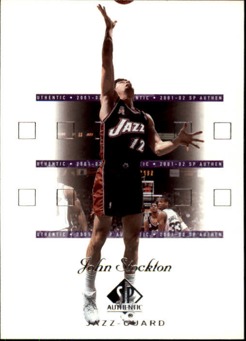 2001-02 SP Authentic #86 John Stockton