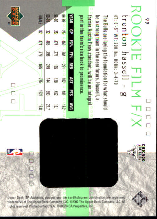 A7783- 2001-02 SP Authentic Bk Card #s 1-165 You Pick- 15+ FREE US SHIP - Picture 177 of 246