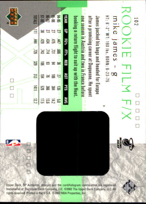 A7783- 2001-02 SP Authentic Bk Card #s 1-165 You Pick- 15+ FREE US SHIP - Picture 183 of 246