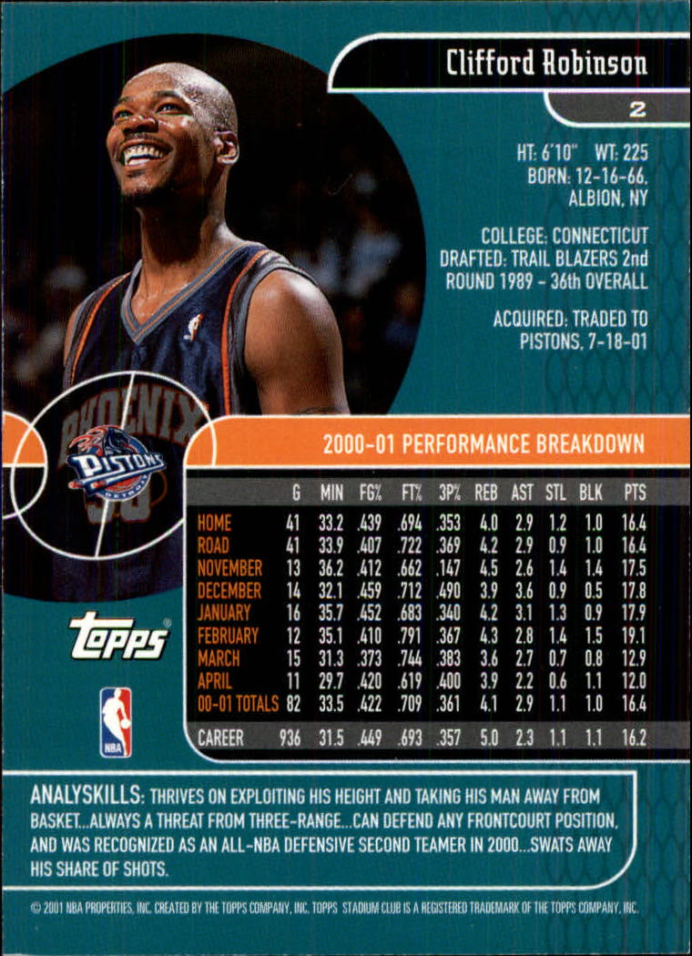 B0370- 2001-02 Stadium Club Bk #s 1-134 +Inserts -You Pick- 15+ FREE US SHIP - Picture 3 of 185