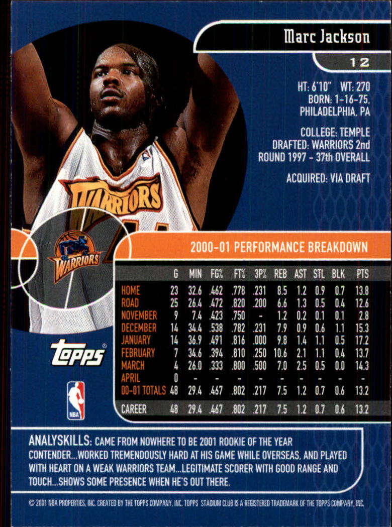B0370- 2001-02 Stadium Club Bk #s 1-134 +Inserts -You Pick- 15+ FREE US SHIP - Picture 19 of 185