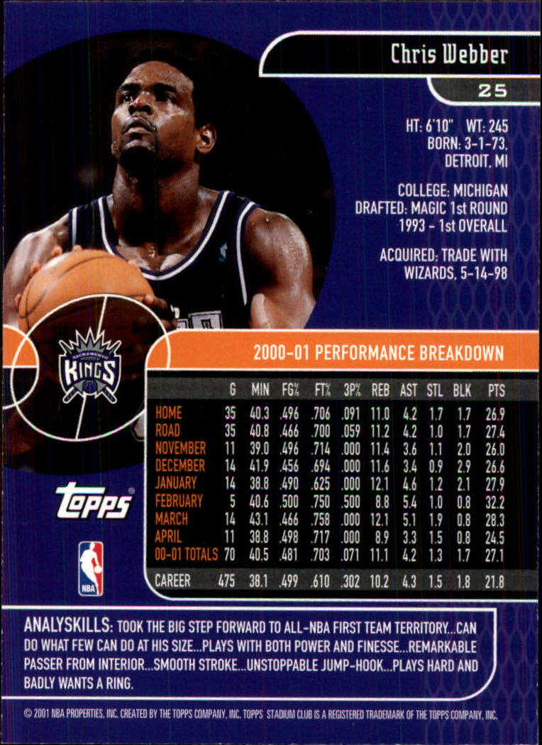 B0370- 2001-02 Stadium Club Bk #s 1-134 +Inserts -You Pick- 15+ FREE US SHIP - Picture 39 of 185