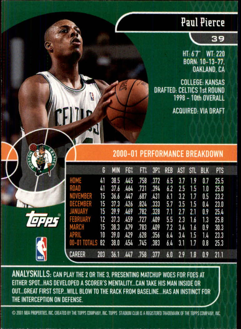 B0370- 2001-02 Stadium Club Bk #s 1-134 +Inserts -You Pick- 15+ FREE US SHIP - Picture 59 of 185