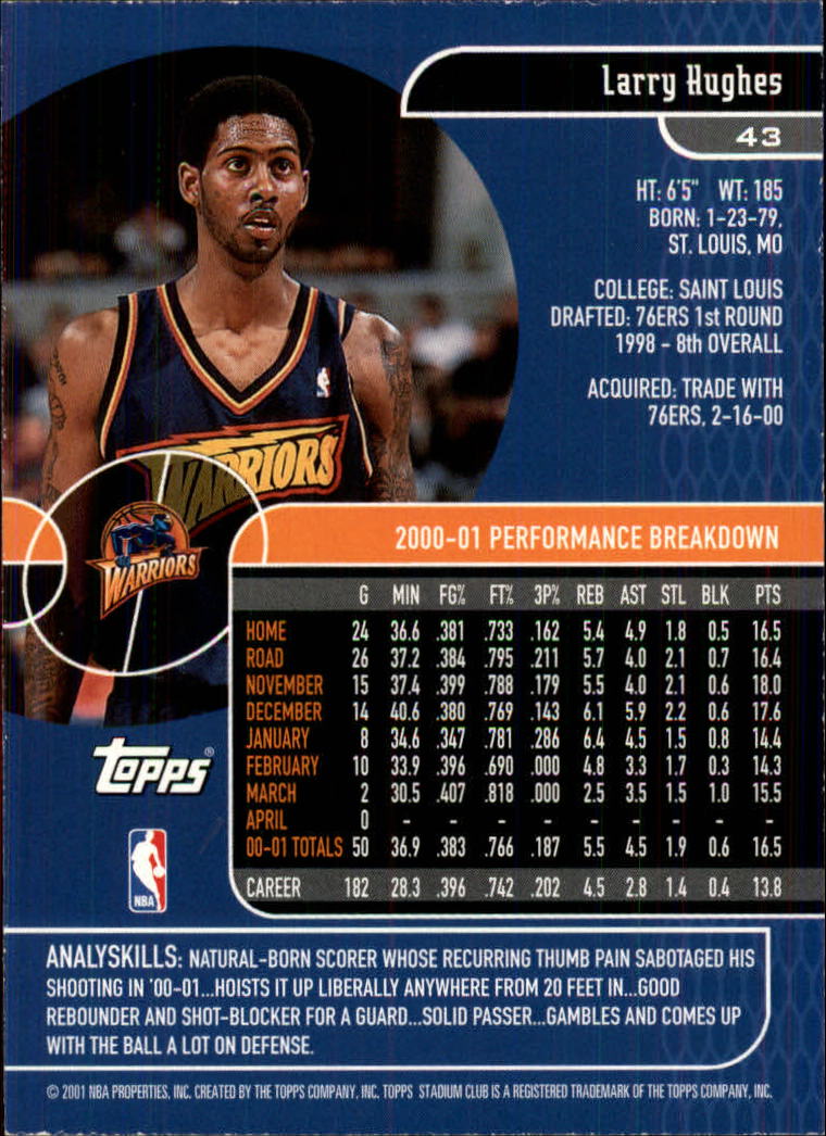 B0370- 2001-02 Stadium Club Bk #s 1-134 +Inserts -You Pick- 15+ FREE US SHIP - Picture 67 of 185