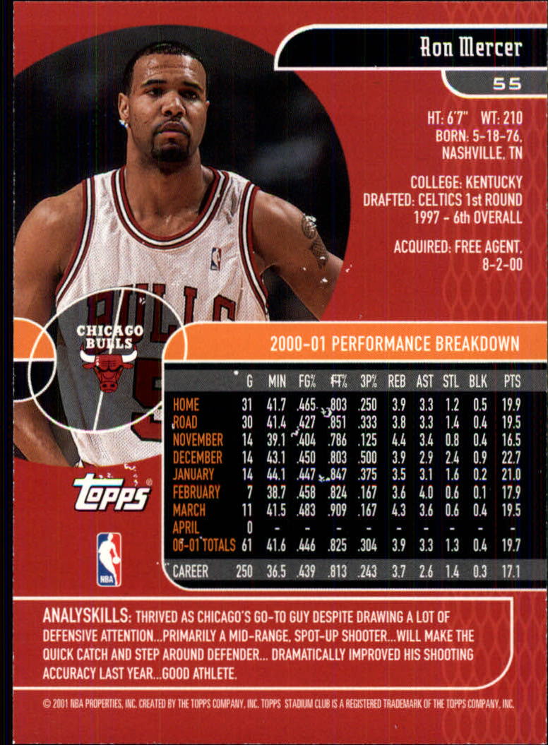B0370- 2001-02 Stadium Club Bk #s 1-134 +Inserts -You Pick- 15+ FREE US SHIP - Picture 89 of 185