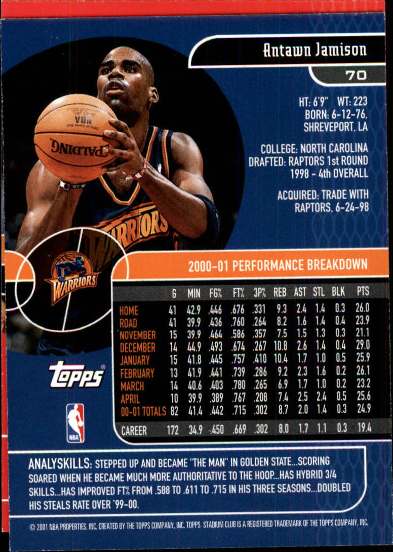 B0370- 2001-02 Stadium Club Bk #s 1-134 +Inserts -You Pick- 15+ FREE US SHIP - Picture 117 of 185