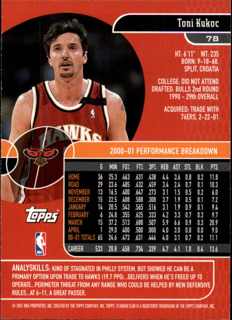 B0370- 2001-02 Stadium Club Bk #s 1-134 +Inserts -You Pick- 15+ FREE US SHIP - Picture 133 of 185