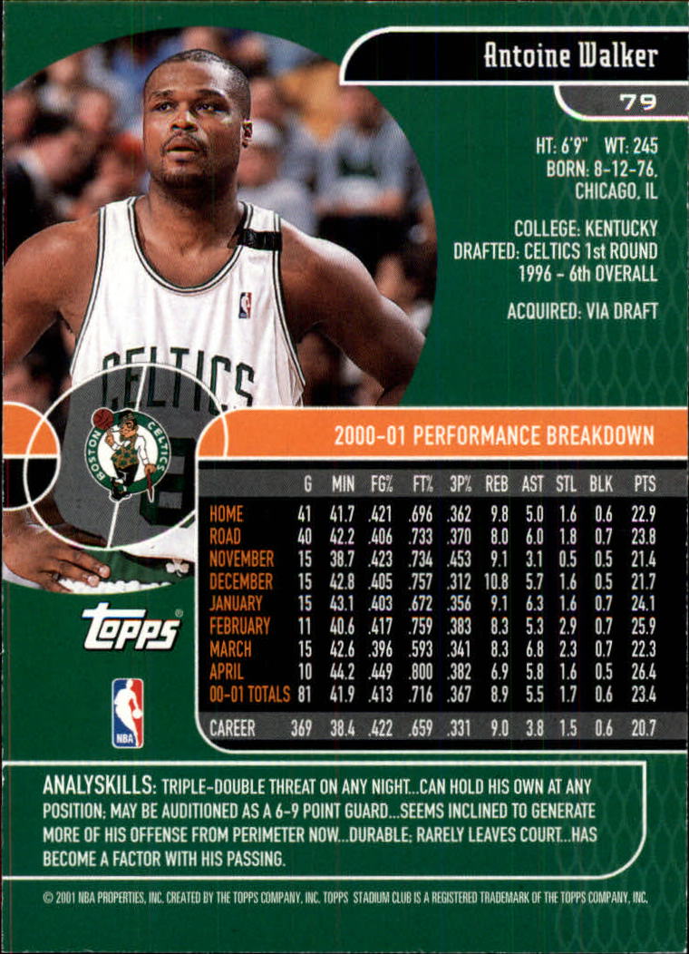 B0370- 2001-02 Stadium Club Bk #s 1-134 +Inserts -You Pick- 15+ FREE US SHIP - Picture 135 of 185