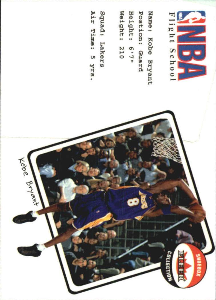 2001-02 Fleer Shoebox NBA Flight School #2 Kobe Bryant