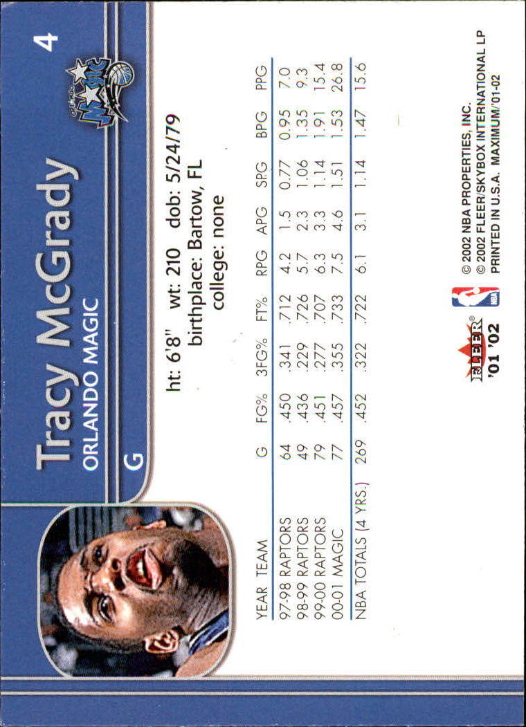 Tracy McGrady cards (1998-2021) Magic Raptors Rockets - You Choose - Picture 91 of 275