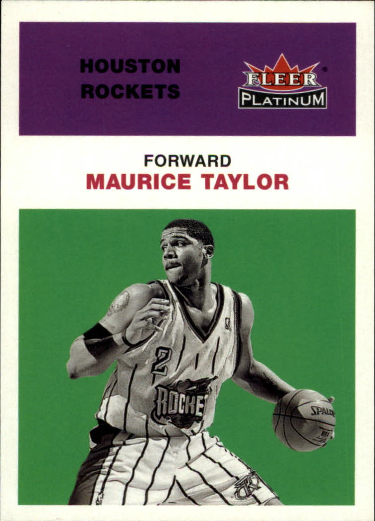 2001-02 Fleer Platinum #21 Maurice Taylor