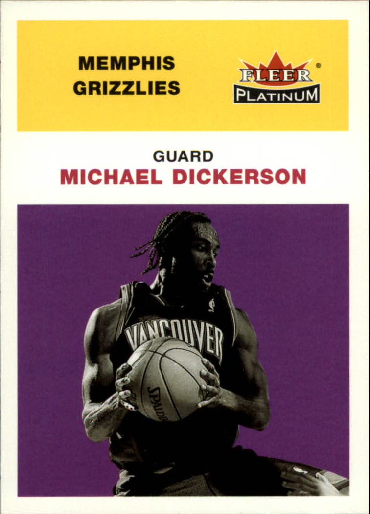 2001-02 Fleer Platinum #35 Michael Dickerson