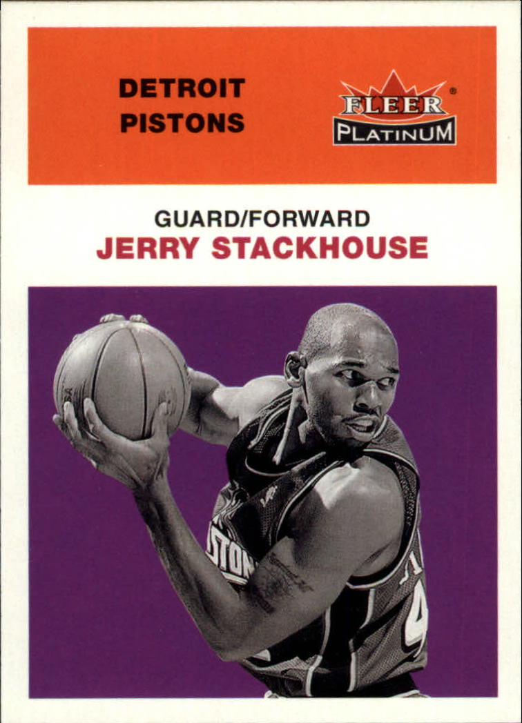 2001-02 Fleer Platinum #77 Jerry Stackhouse