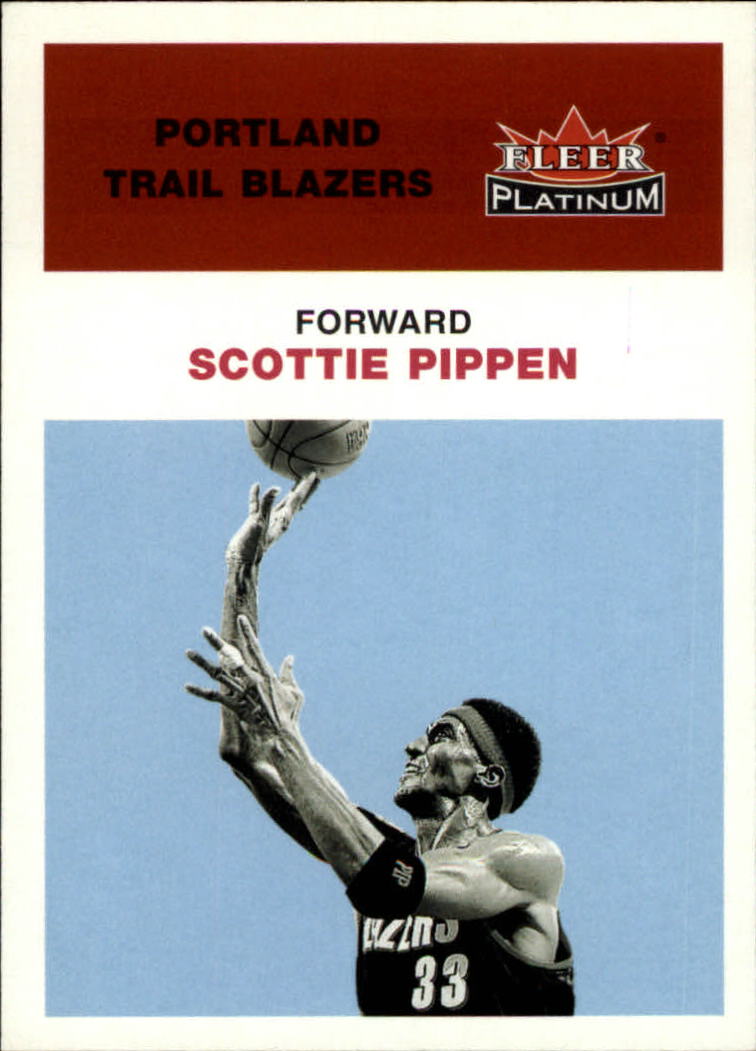 2001-02 Fleer Platinum #84 Scottie Pippen