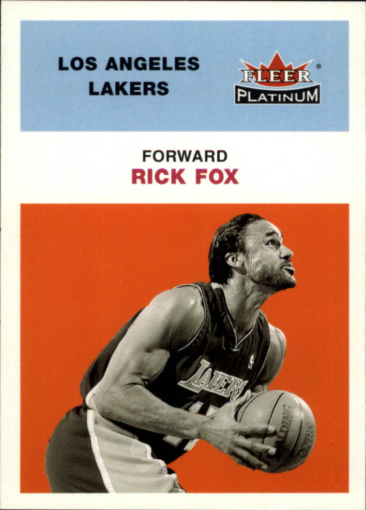 2001-02 Fleer Platinum #100 Rick Fox