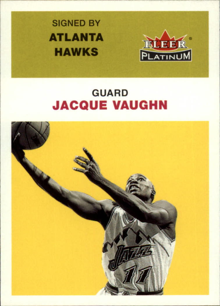 2001-02 Fleer Platinum #193 Jacque Vaughn