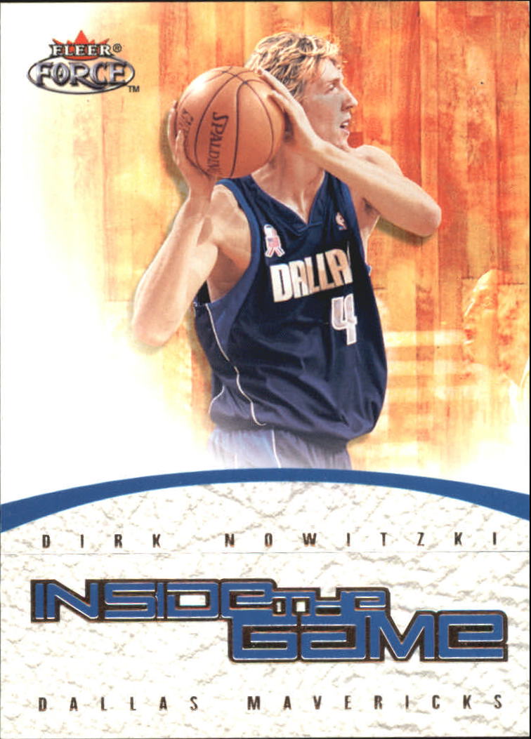 2001-02 Fleer Force Inside the Game #18 Dirk Nowitzki