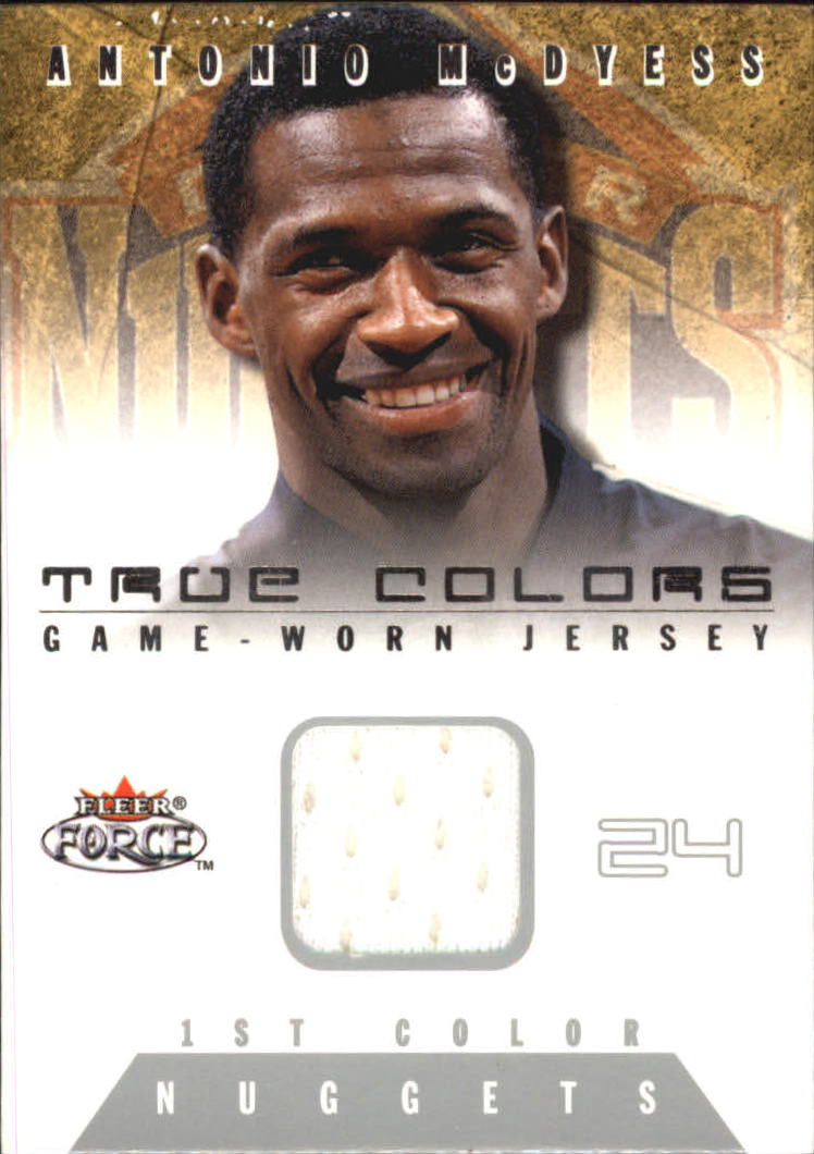 2001-02 Fleer Force True Colors Jerseys #26 Antonio McDyess