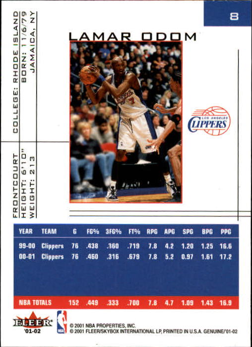 B1563- 2001-02 Fleer Genuine Basketball #s 1-120 -You Pick- 15+ FREE US SHIP - Picture 15 of 209