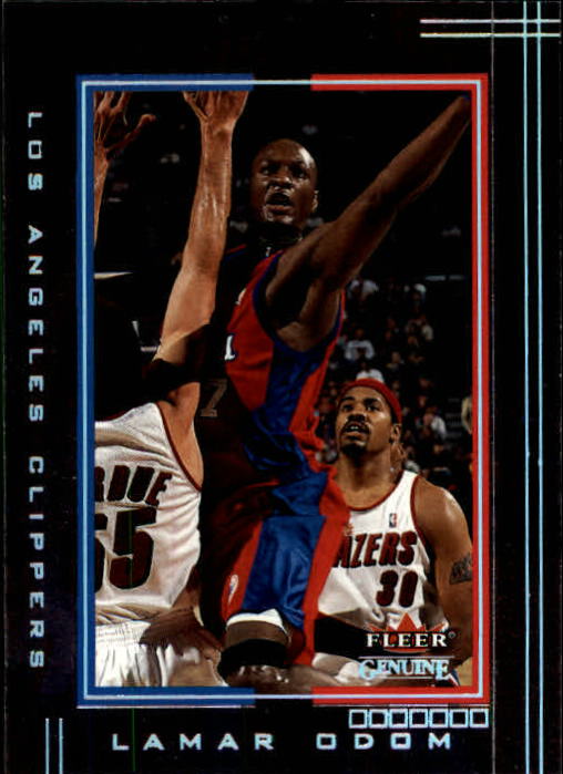 2001-02 Fleer Genuine #8 Lamar Odom