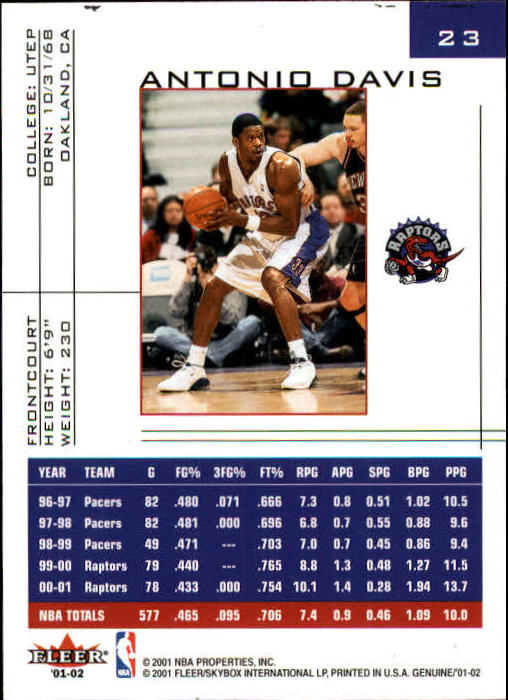 B1563- 2001-02 Fleer Genuine Basketball #s 1-120 -You Pick- 15+ FREE US SHIP - Picture 35 of 209