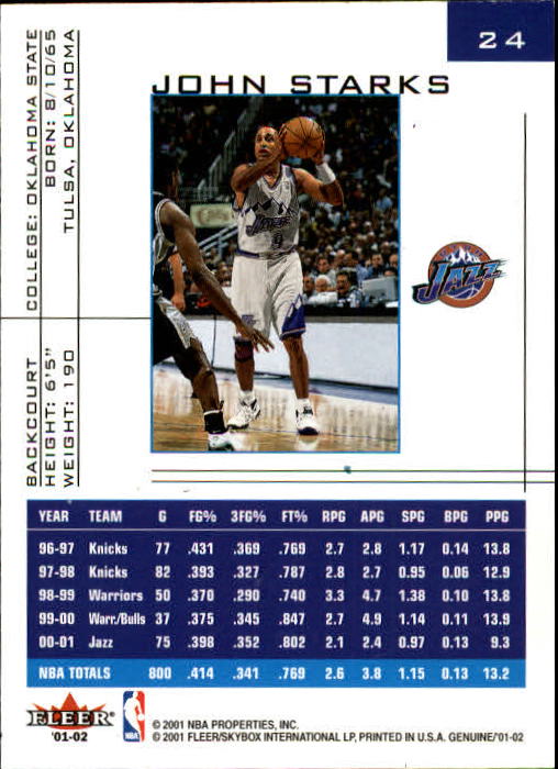B1563- 2001-02 Fleer Genuine Basketball #s 1-120 -You Pick- 15+ FREE US SHIP - Picture 37 of 209